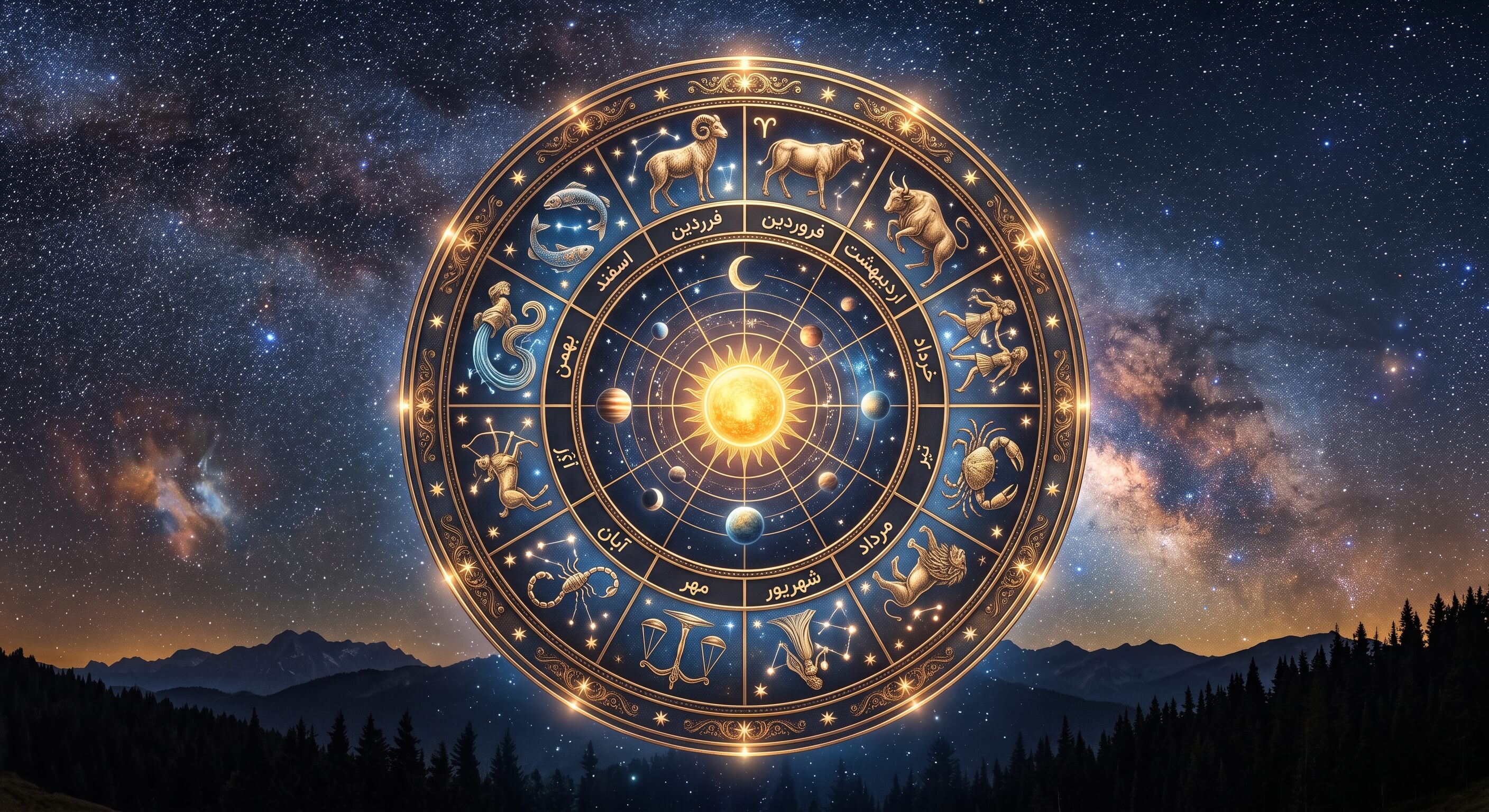 چارت تولد (Natal Chart) چیست و چگونه مسیر زندگی ما را روشن می‌کند؟